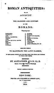 Cover of edition romanantiquitie10adamgoog
