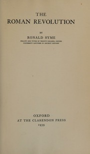 Cover of edition romanrevolution0000syme_t1k4