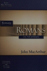 Cover of edition romansgracetruth0000maca