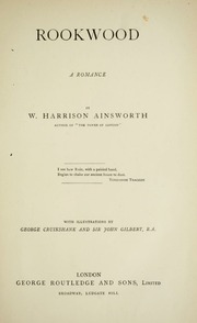 Cover of edition rookwoodromance00ains