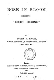 Cover of edition roseinbloomaseq01alcogoog