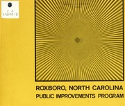 Cover of edition roxboronorthcaro00roxb