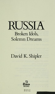 Cover of edition russiabrokenidol00ship