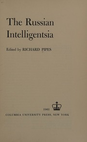 Cover of edition russianintellige0000pipe