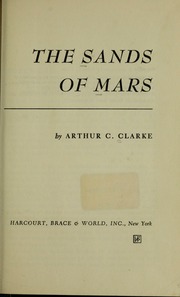 Cover of edition sandsofmars00clar
