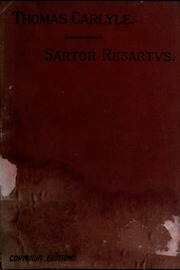 Cover of edition sartorresartuslicarlrich