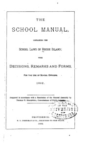 Cover of edition schoolmanualcon00educgoog