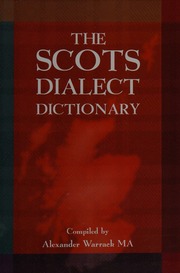Cover of edition scotsdialectdict0000warr