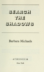 Cover of edition searchshadows00mich