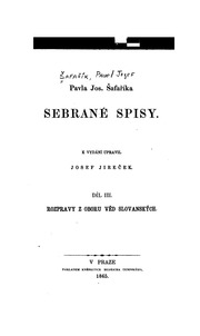 Cover of edition sebranespisy01afgoog