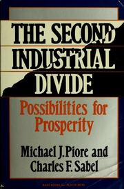 Cover of edition secondindustrial00pior