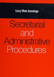 Cover of edition secretarialadmin0000jenn