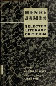 Cover of edition selectedliterary00jame