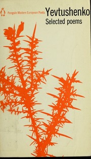 Cover of edition selectedpoems00yevtrich