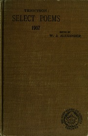 Cover of edition selectpoemscontain00tenn