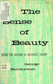 Cover of edition senseofbeautybei00santuoft