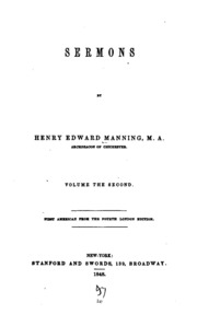 Cover of edition sermons01manngoog