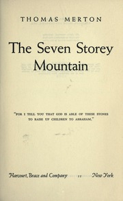 Cover of edition sevenstoreymount00mertrich