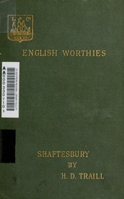 Cover of edition shaftesburythefi00trai