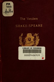 Cover of edition shakespearedrama00shak