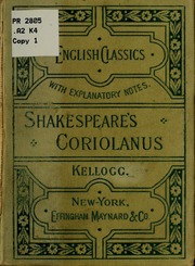 Cover of edition shakespearescori00shak