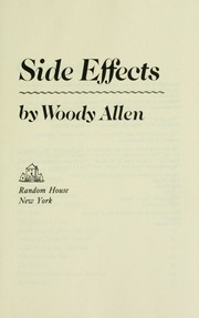 Cover of edition sideeffects00alle