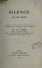 Cover of edition silenceotherstor00andruoft