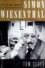 Cover of edition simonwiesenthall00toms