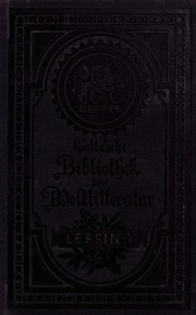 Cover of edition smtlichewerkei03lessuoft