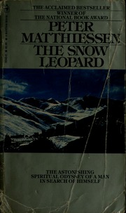 Cover of edition snowleopard00mattrich