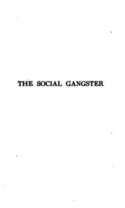 Cover of edition socialgangstera00reevgoog