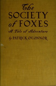 Cover of edition societyoffoxesta00ocon