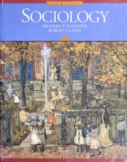 Cover of edition sociology00scha_5