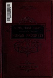 Cover of edition somefirststepsin00staruoft