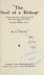 Cover of edition soulofbishopnove0000well