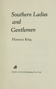 Cover of edition southernladiesge00king