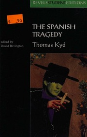 Cover of edition spanishtragedy0000kydt_n7s5