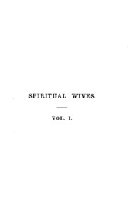 Cover of edition spiritualwives00dixogoog