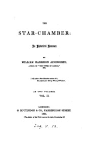 Cover of edition starchamberanhi00ainsgoog