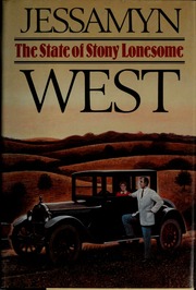 Cover of edition stateofstonylone00west