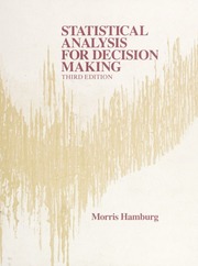Cover of edition statisticalanaly00hamb_1