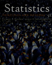 Cover of edition statisticsprinci00john