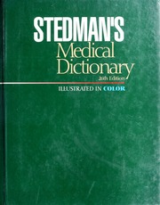 Cover of edition stedmansmedicald00sted_1