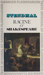 Cover of edition stendhalracineet0000unse