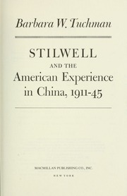Cover of edition stilwellamerican00tuch