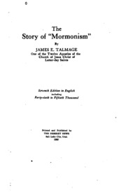 Cover of edition storymormonism01talmgoog