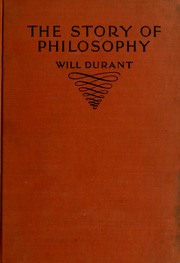 Cover of edition storyofphilosoph00dura