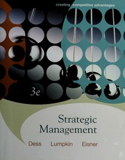 Cover of edition strategicmanagem0003dess