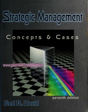 Cover of edition strategicmanagem00davi_1