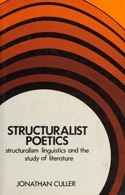 Cover of edition structuralistpoe0000cull_y6k4